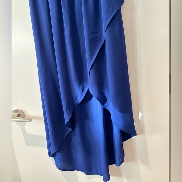 Strapless High-Lo Flowy Dress - Picture 4 of 5